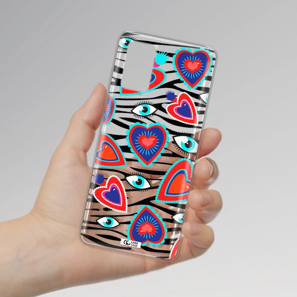 Eye Heart Samsung S 20 Plus Clear TPU Case