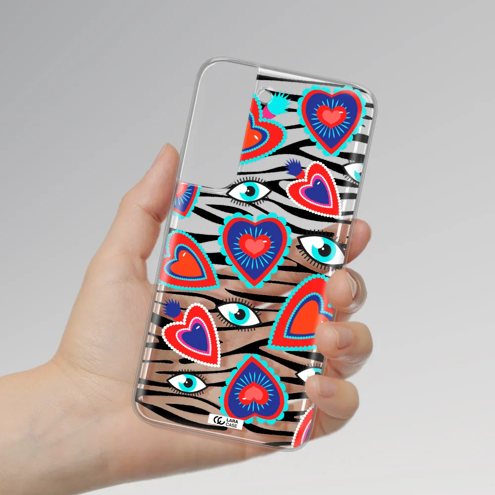 Eye Heart Samsung S 22 Clear TPU Case