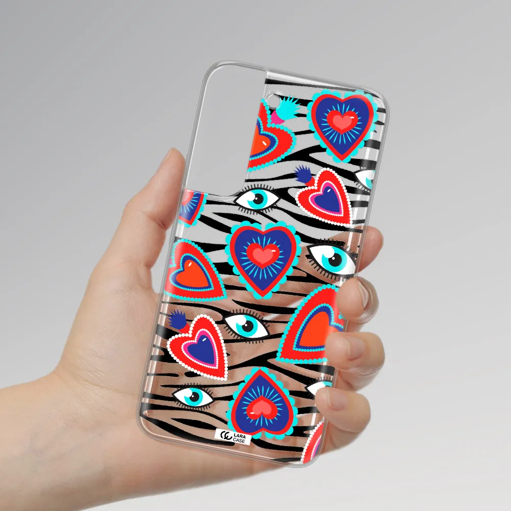 Eye Heart Samsung S 22 Plus Clear TPU Case