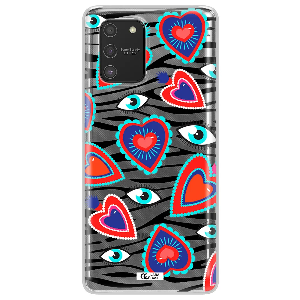 Eye Heart Samsung S10 Lite Clear TPU Case