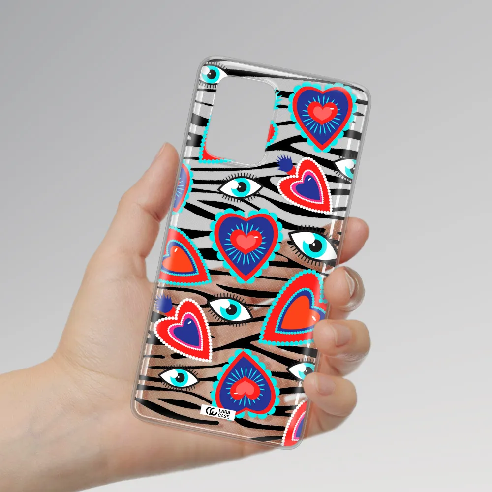 Eye Heart Samsung S10 Lite Clear TPU Case