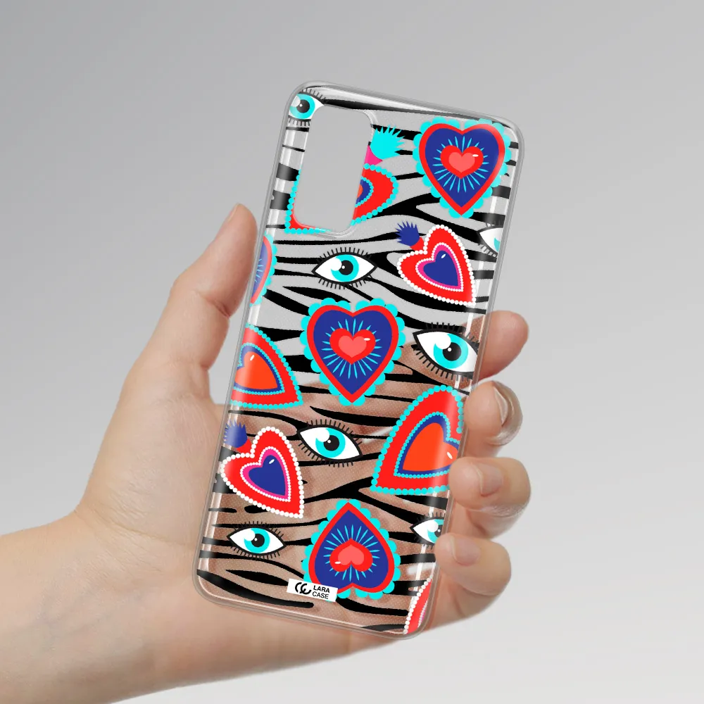 Eye Heart Samsung S20 Clear TPU Case