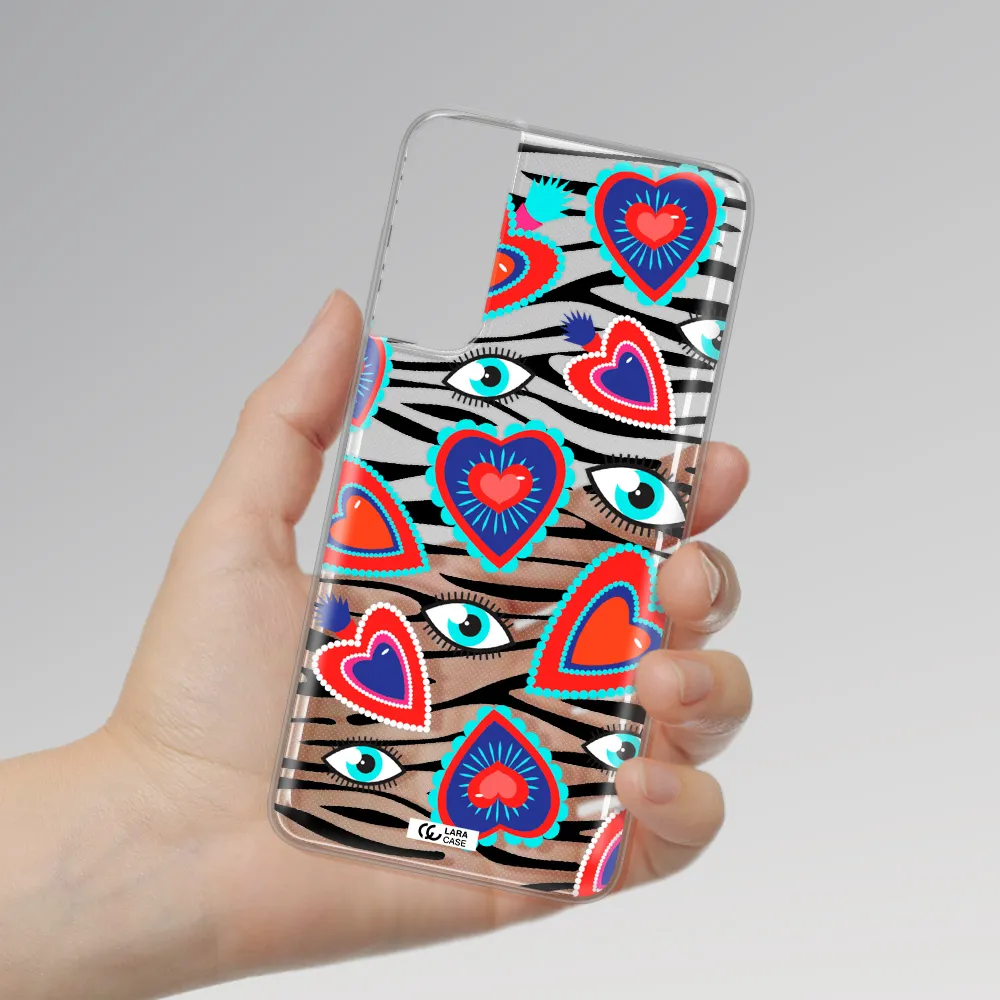 Eye Heart Samsung S21 Clear TPU Case