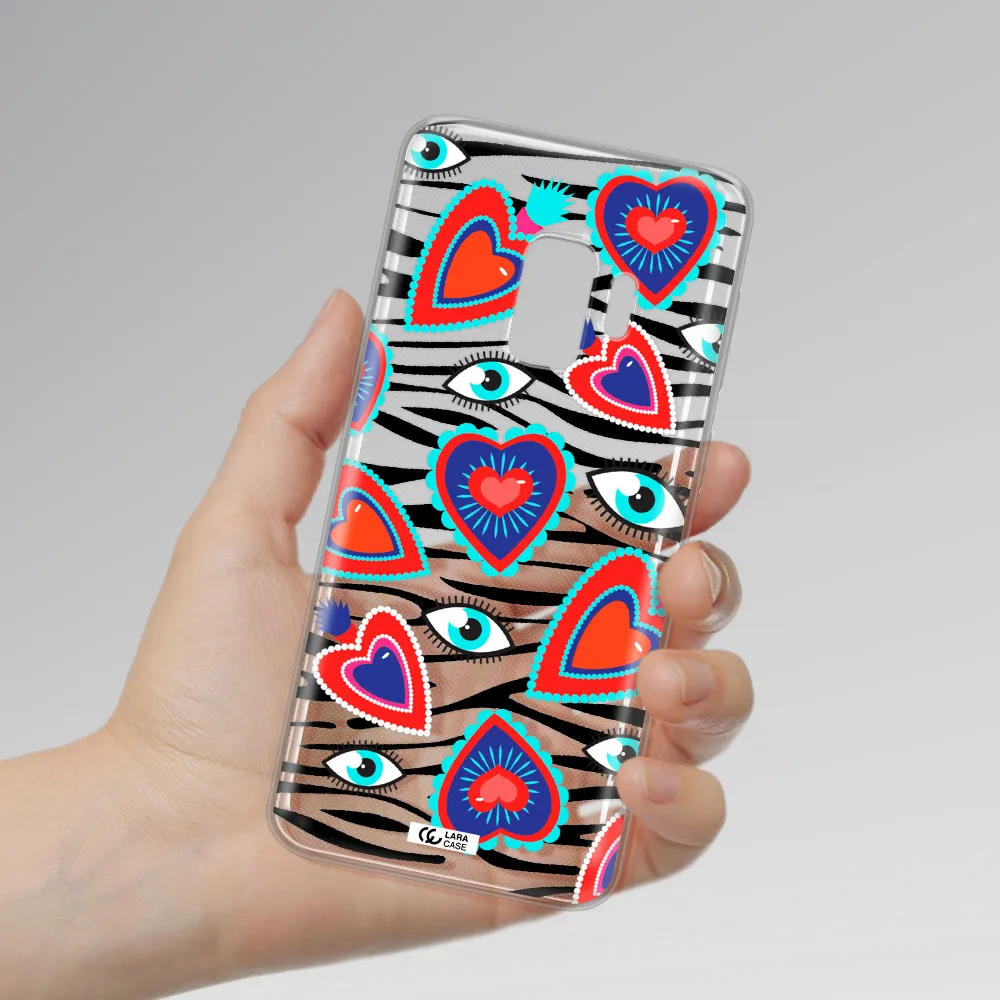 Eye Heart Samsung S9 Clear TPU Case