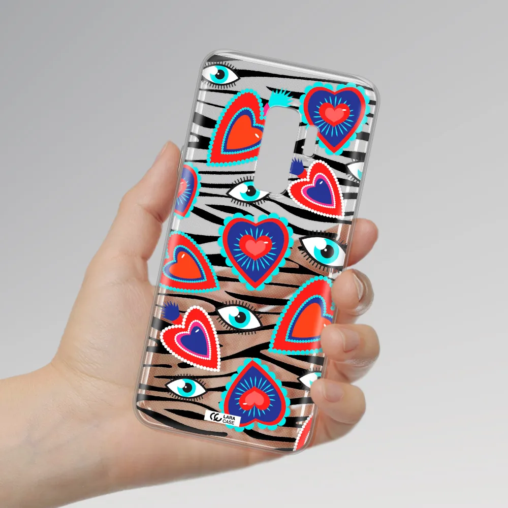 Eye Heart Samsung S9 Plus Clear TPU Case