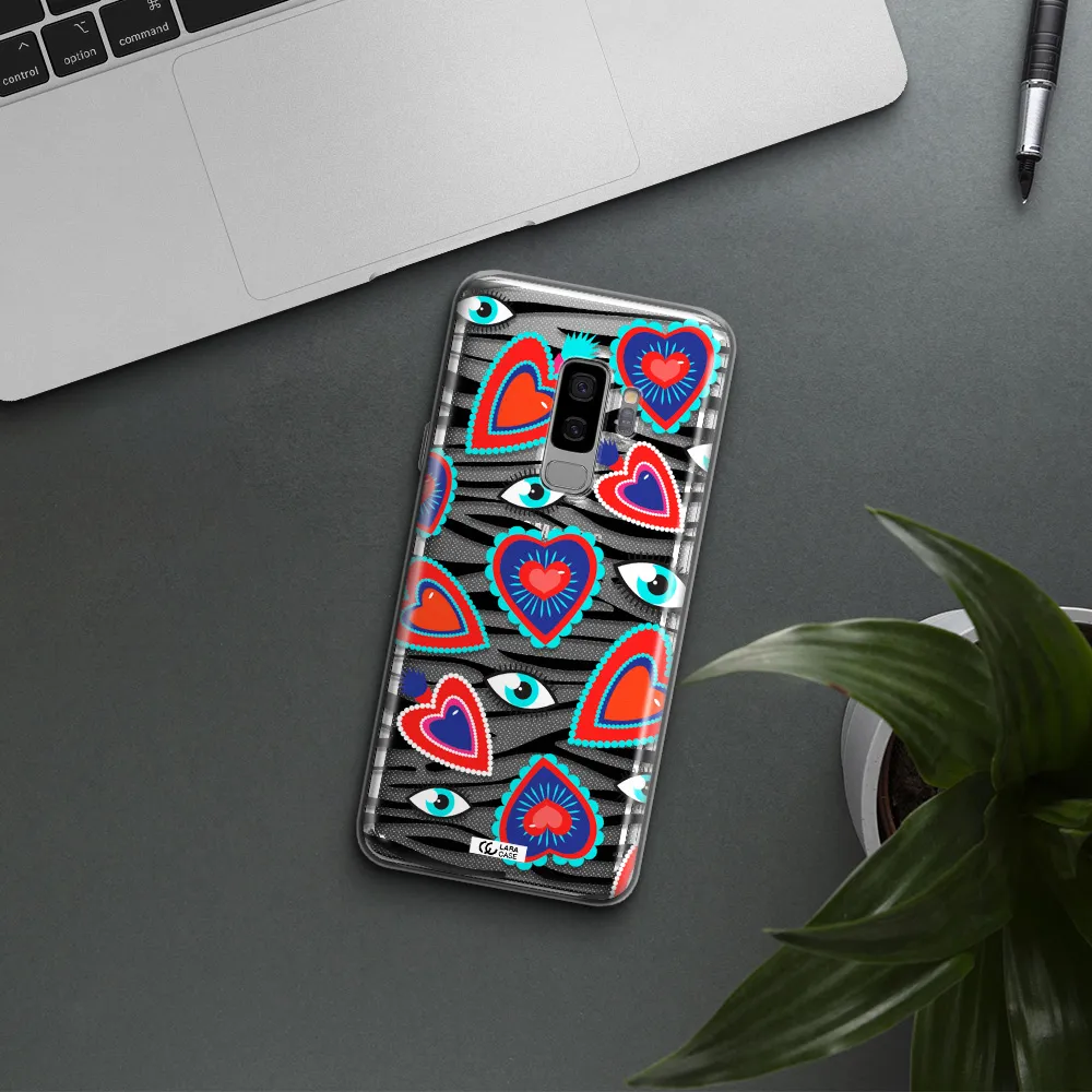 Eye Heart Samsung S9 Plus Clear TPU Case