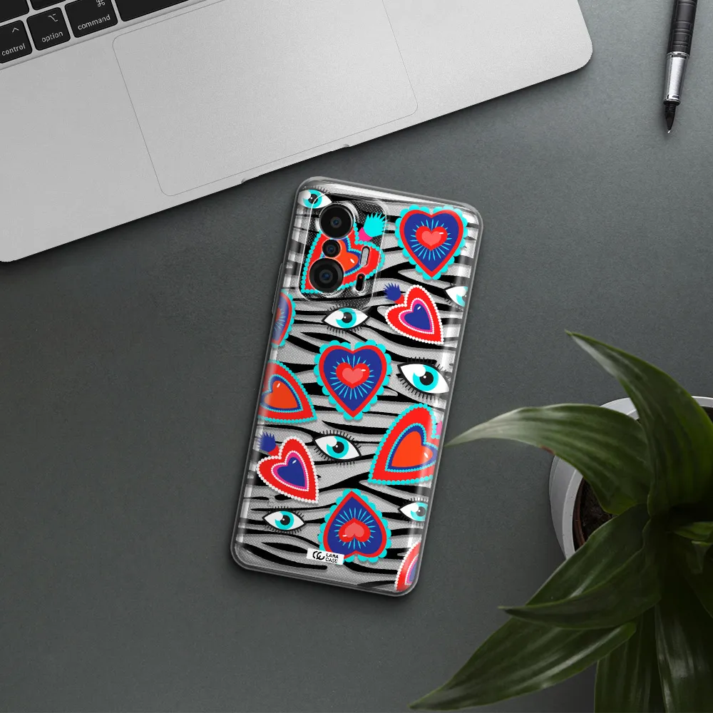 Eye Heart Xiaomi 11T Clear Tpu Case