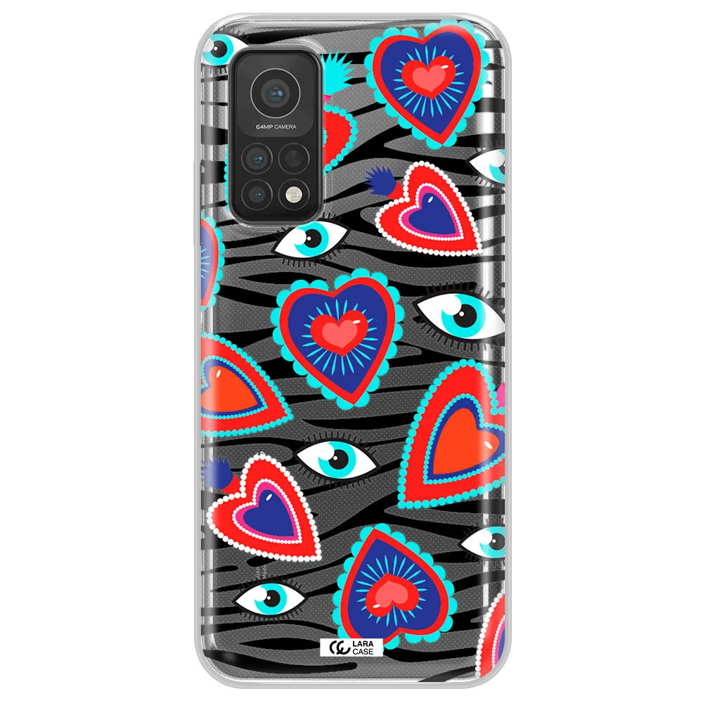 Eye Heart Xiaomi Mi 10T Clear TPU Case