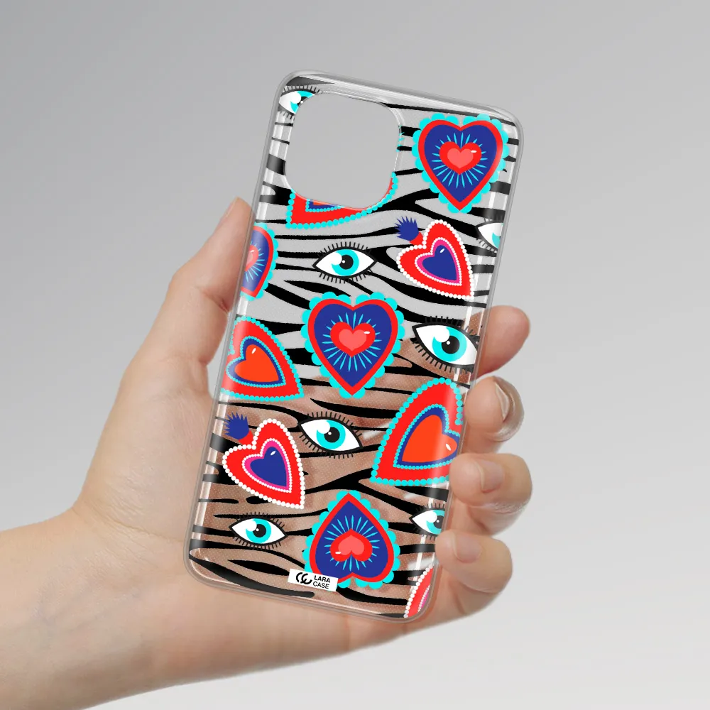 Eye Heart Xiaomi Mi 11 Lite Clear TPU Case