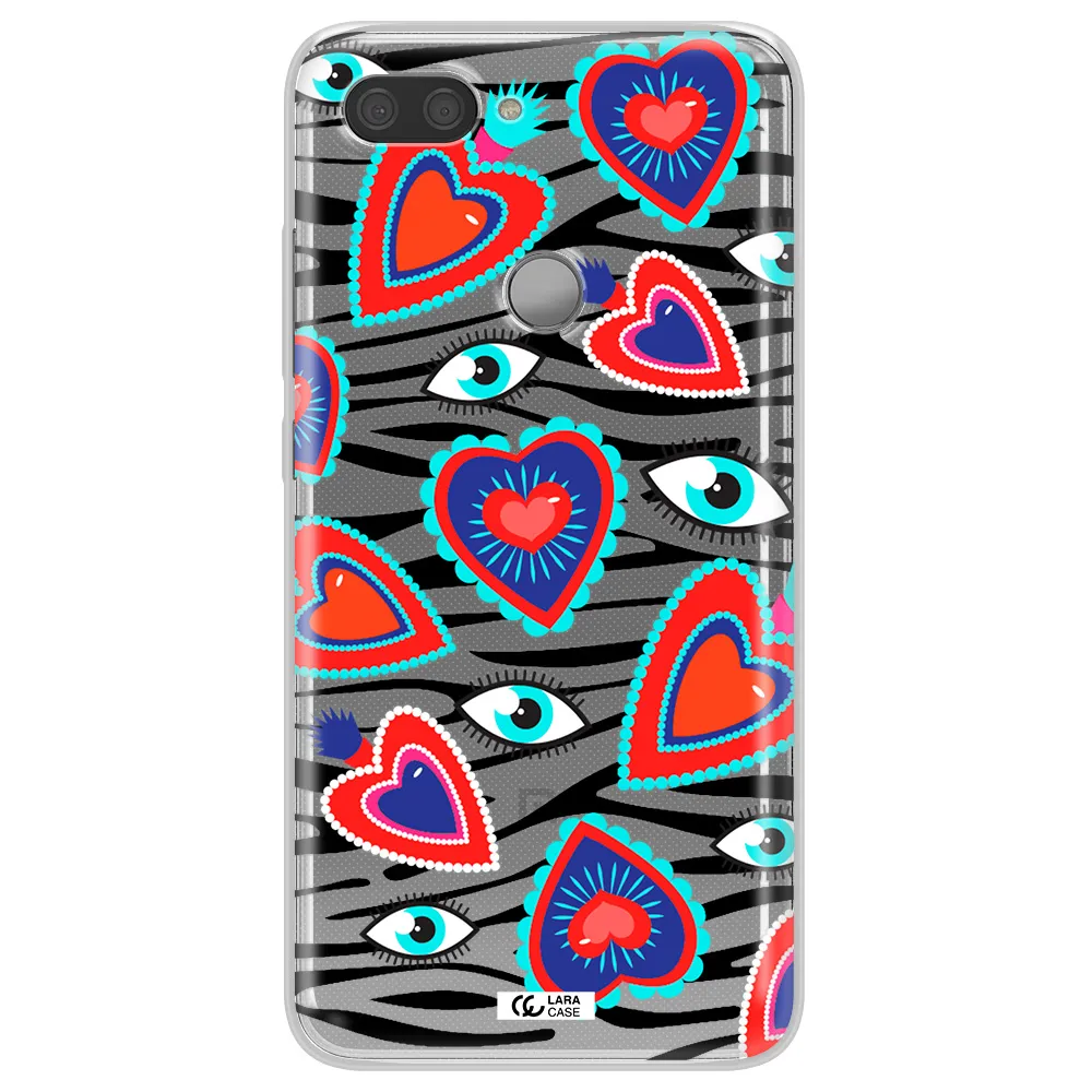 Eye Heart Xiaomi Mi 8 Lite Clear TPU Case