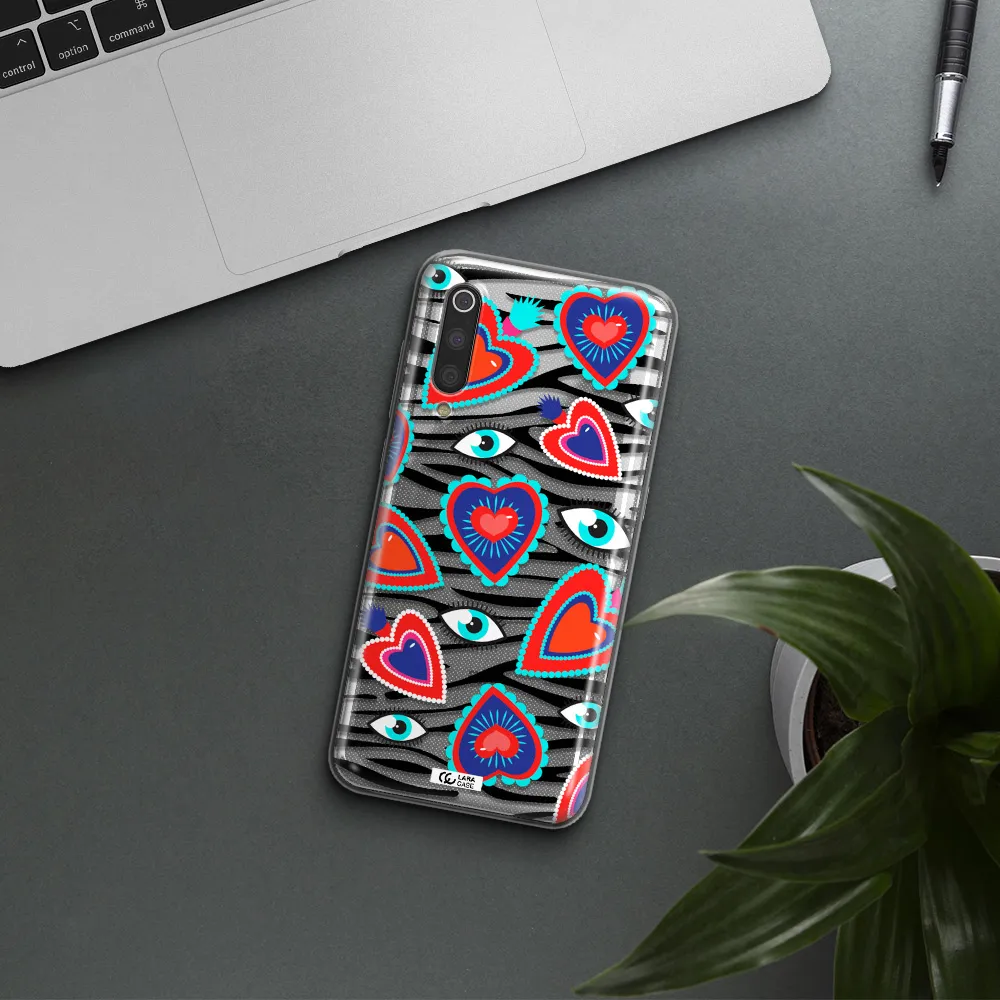 Eye Heart Xiaomi Mi 9 Clear TPU Case