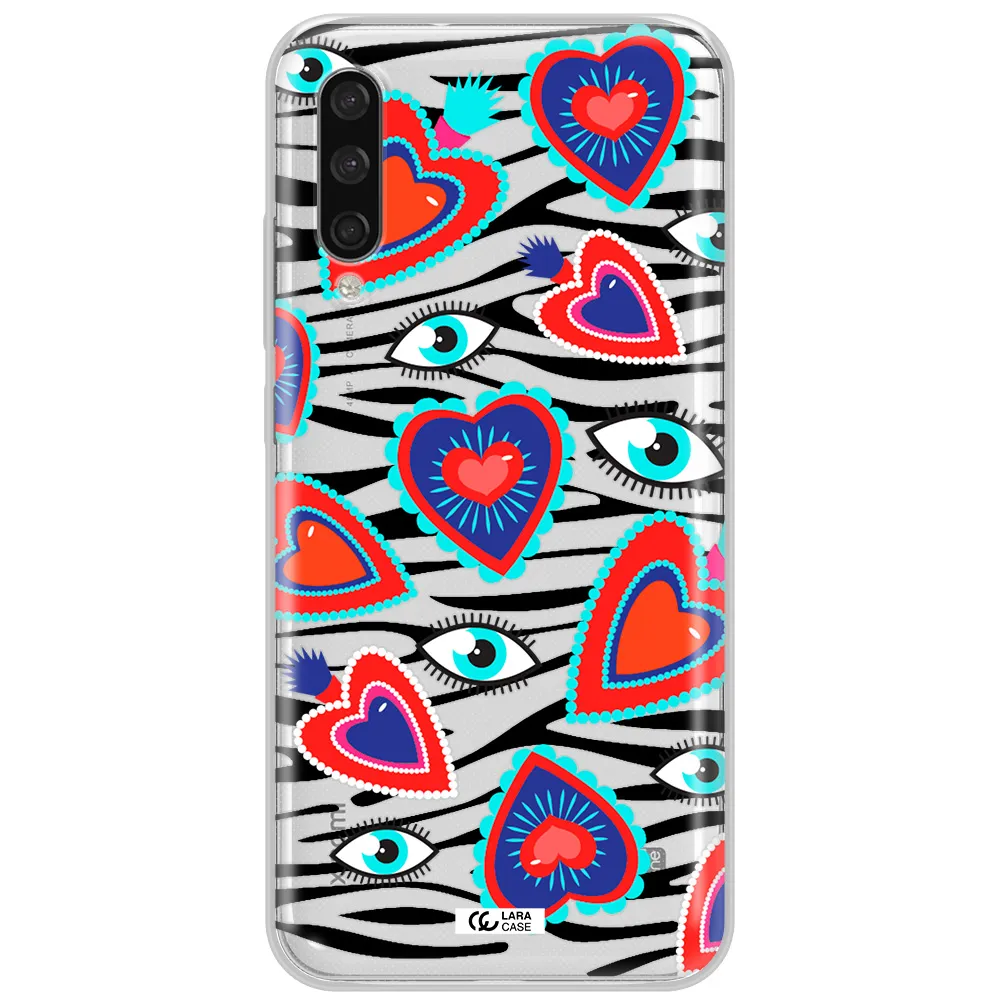Eye Heart Xiaomi Mi A3 Clear Tpu Case