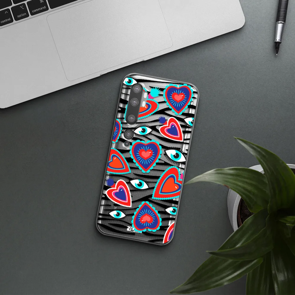 Eye Heart Xiaomi Mi Note 10 Clear TPU Case