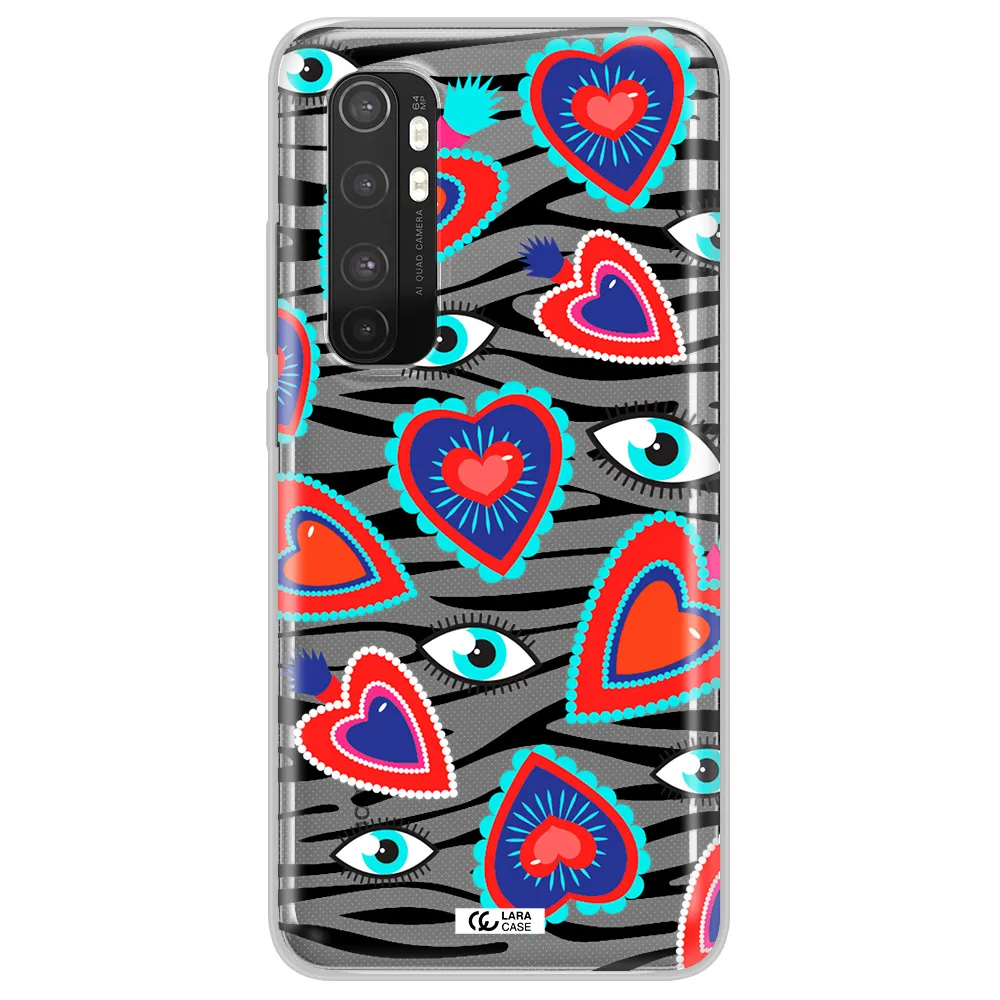Eye Heart Xiaomi Mi Note 10 Lite Clear TPU Case