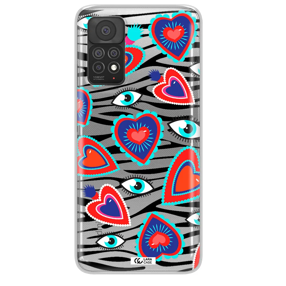 Eye Heart Xiaomi Note 11 Pro Clear TPU Case
