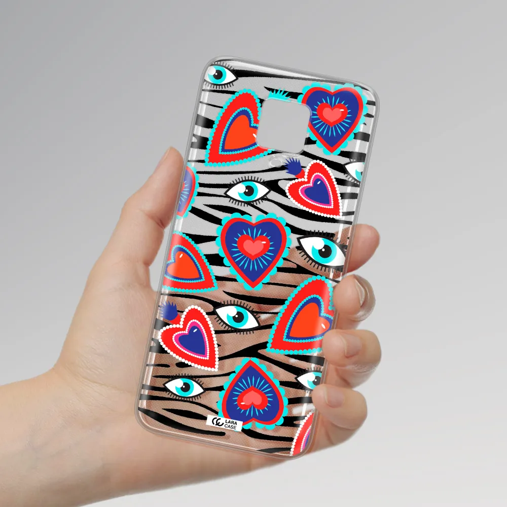 Eye Heart Xiaomi Note 9 Pro Clear TPU Case