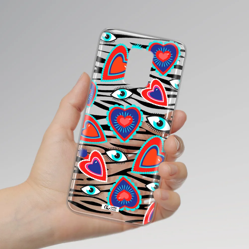 Eye Heart Xiaomi Note 9S Clear TPU Case