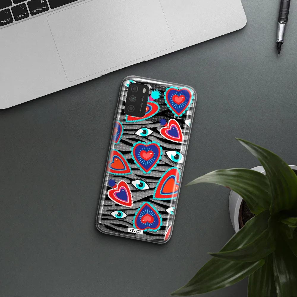 Eye Heart Xiaomi Poco M3 Clear TPU Case