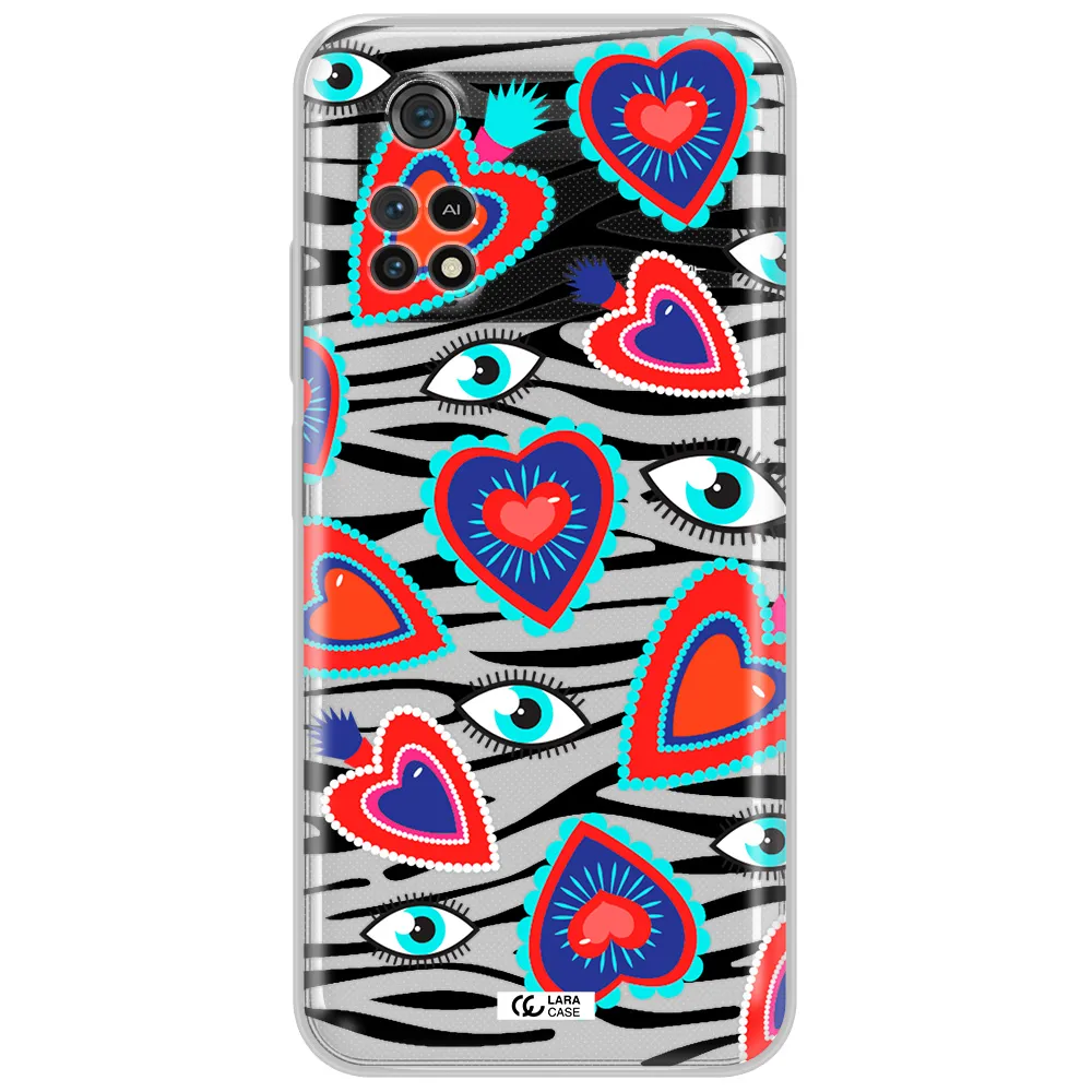 Eye Heart Xiaomi Poco M4 Pro 4G Clear Tpu Case