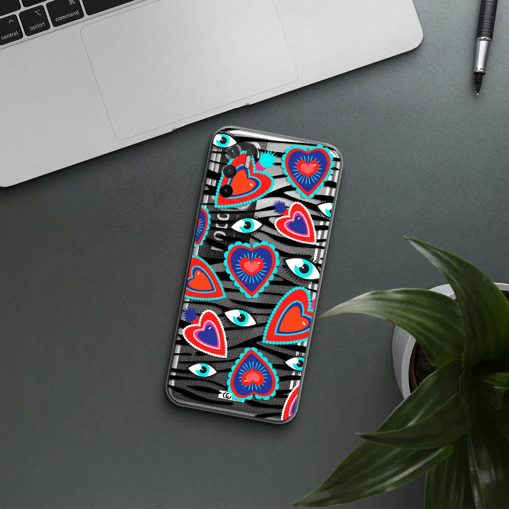 Eye Heart Xiaomi Poco M4 Pro 5G Clear Tpu Case