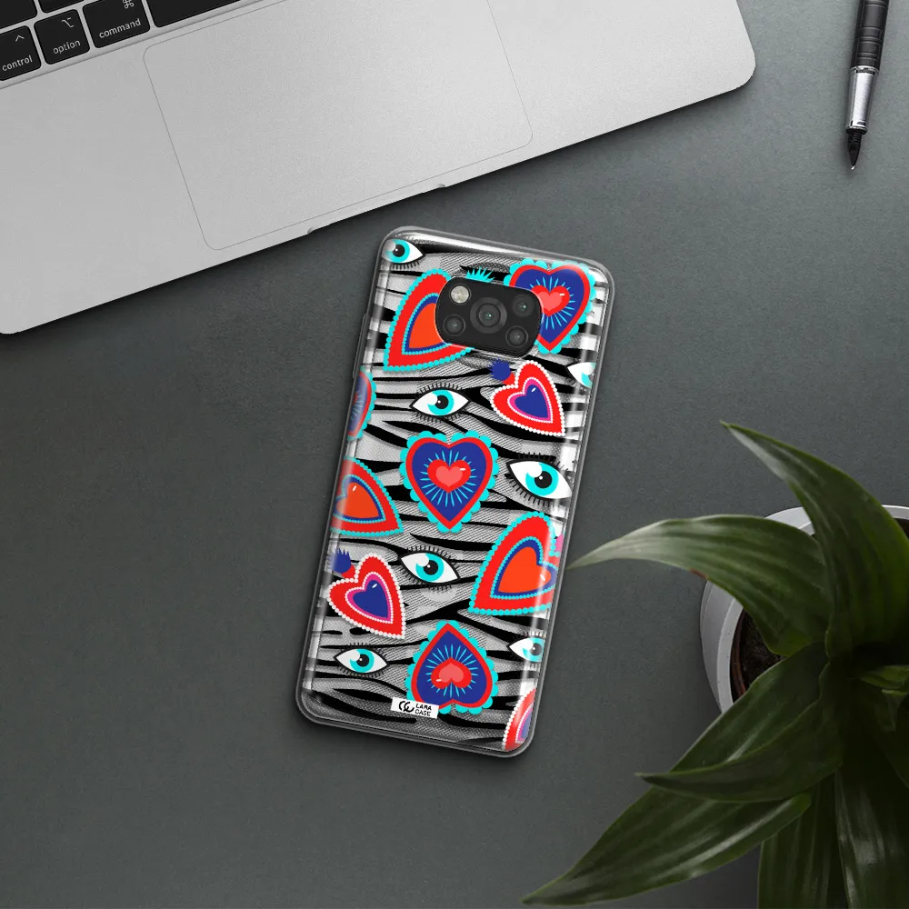 Eye Heart Xiaomi Poco X3 Clear TPU Case