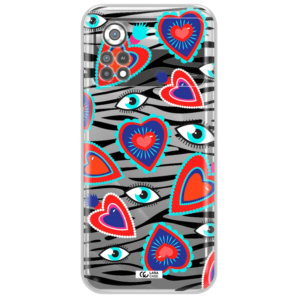 Eye Heart Xiaomi Poco X4 Pro Clear TPU Case