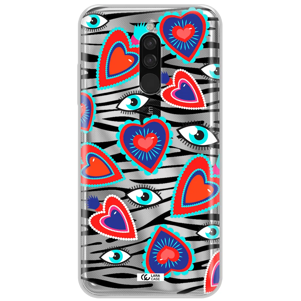 Eye Heart Xiaomi Redmi 8 Clear Tpu Case
