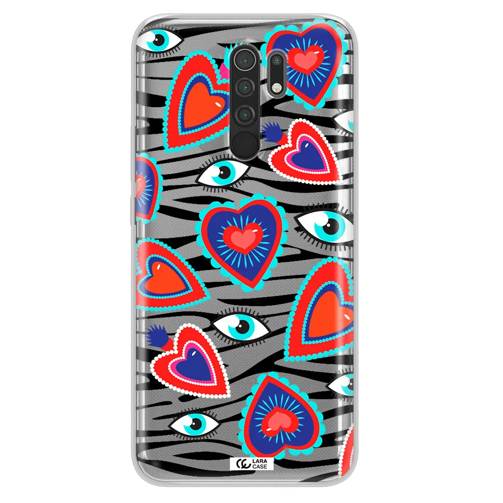 Eye Heart Xiaomi Redmi 9 Clear TPU Case