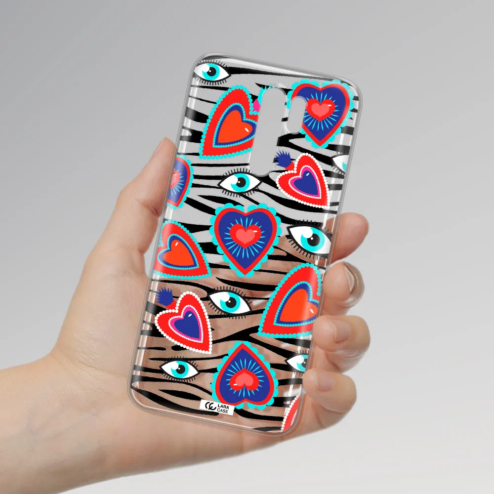 Eye Heart Xiaomi Redmi 9 Clear TPU Case