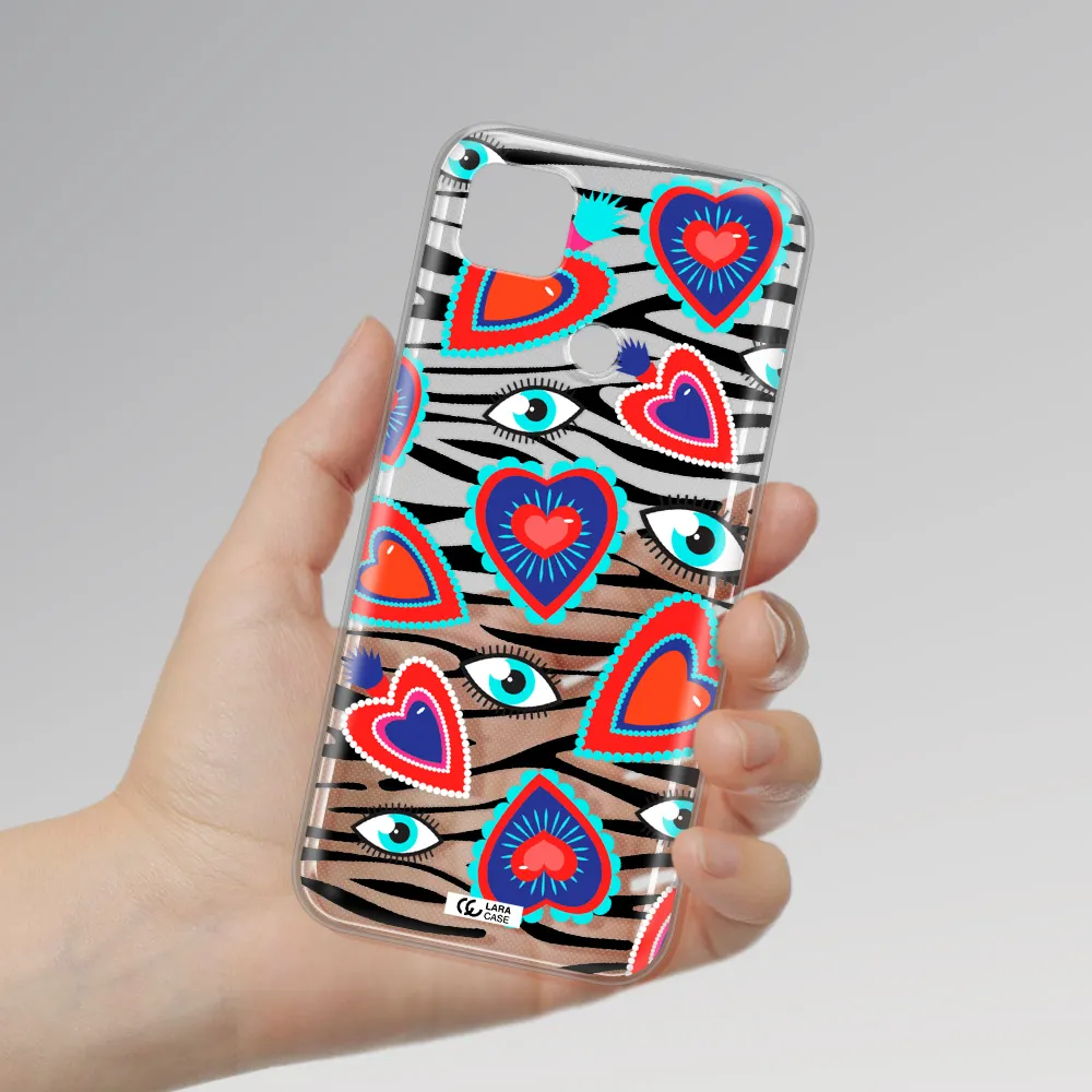 Eye Heart Xiaomi Redmi 9C Clear TPU Case