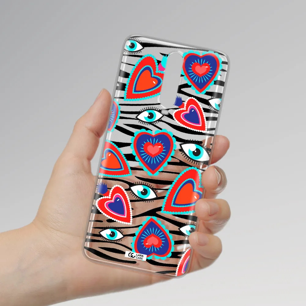 Eye Heart Xiaomi Redmi K30 Clear TPU Case