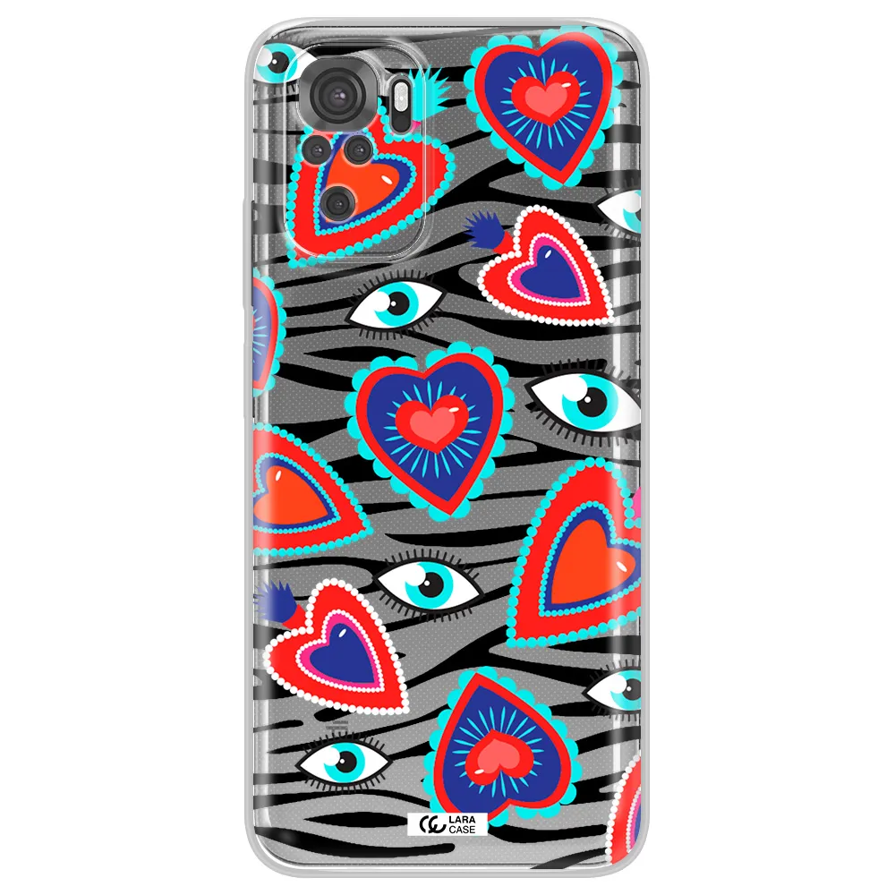 Eye Heart Xiaomi Redmi Note 10S Clear Tpu Case