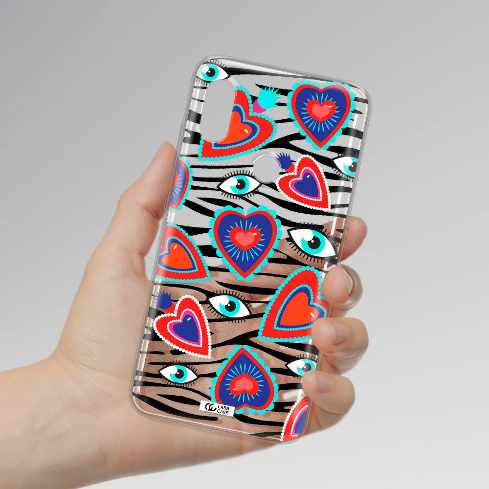 Eye Heart Xiaomi Redmi Note 6 Pro Clear TPU Case