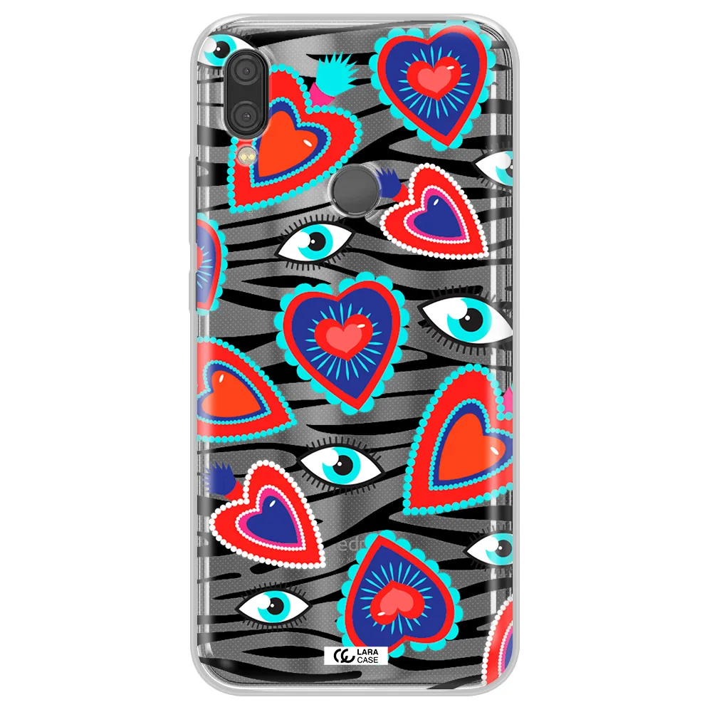 Eye Heart Xiaomi Redmi Note 7 Clear TPU Case