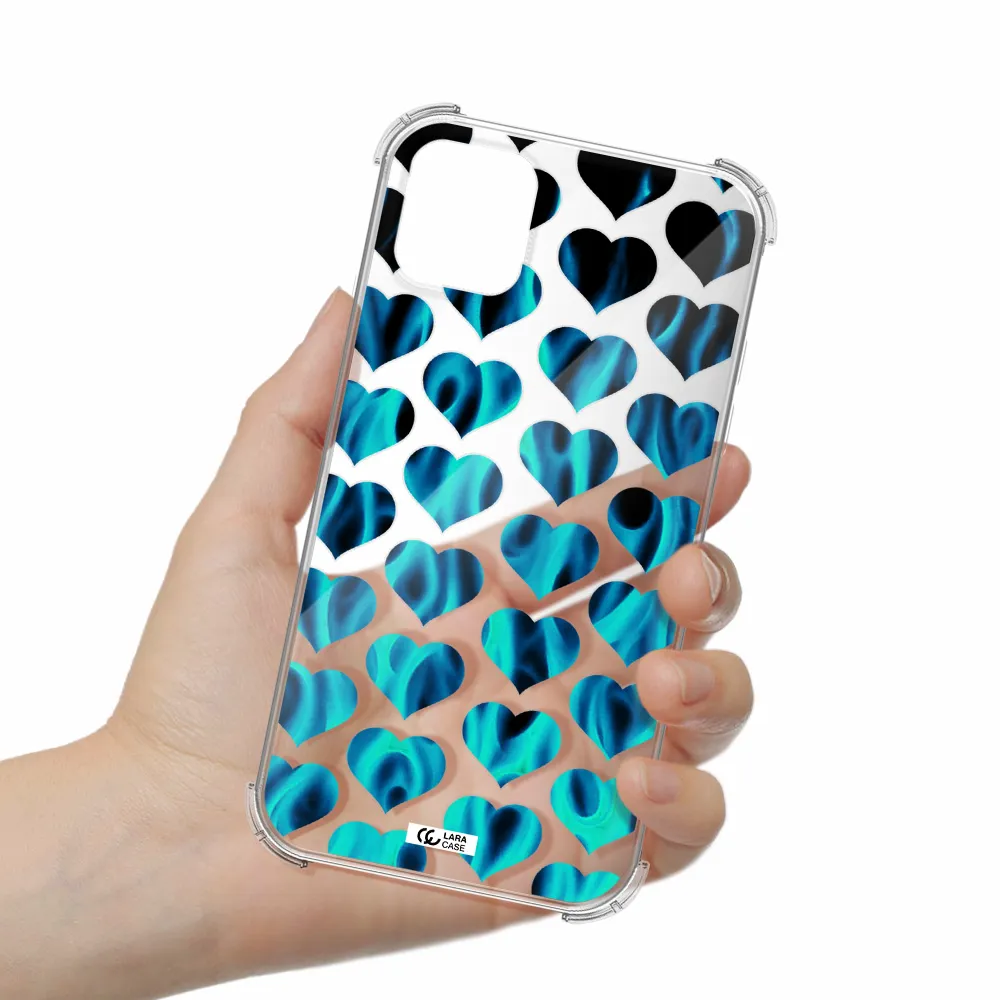 Heart Flame Apple iPhone 11 Clear PC Case