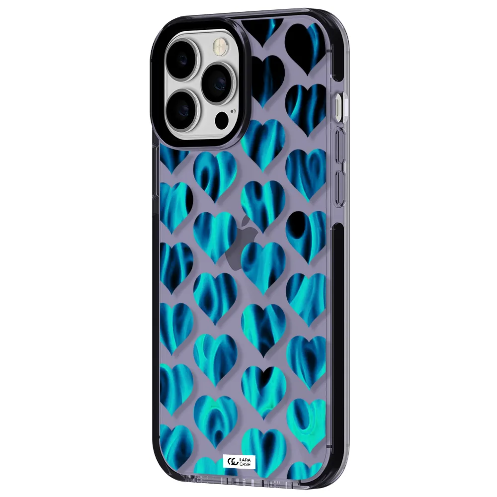 Heart Flame Apple iPhone 13 Pro Max impact Lilac Case