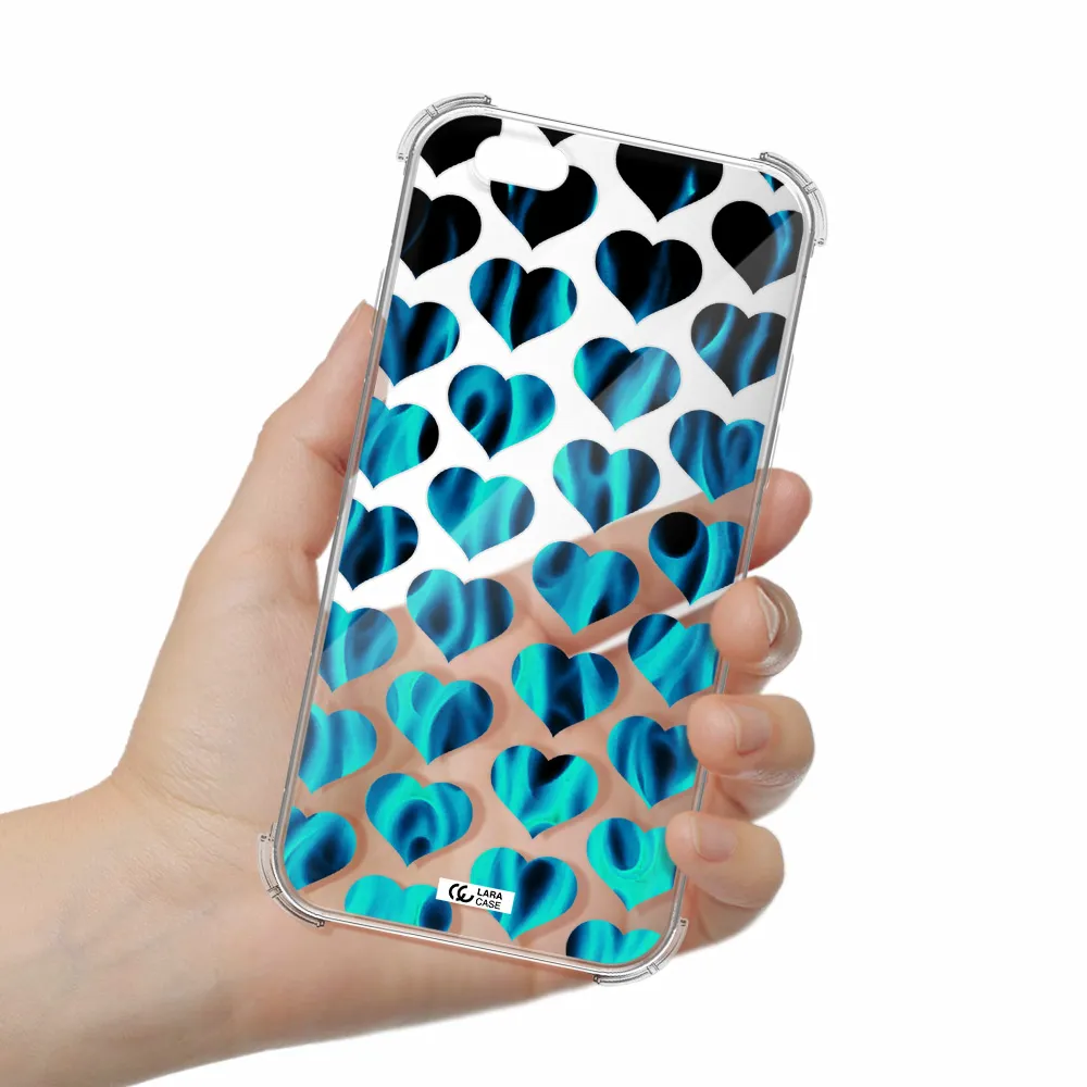 Heart Flame Apple iPhone 6 Clear PC Case