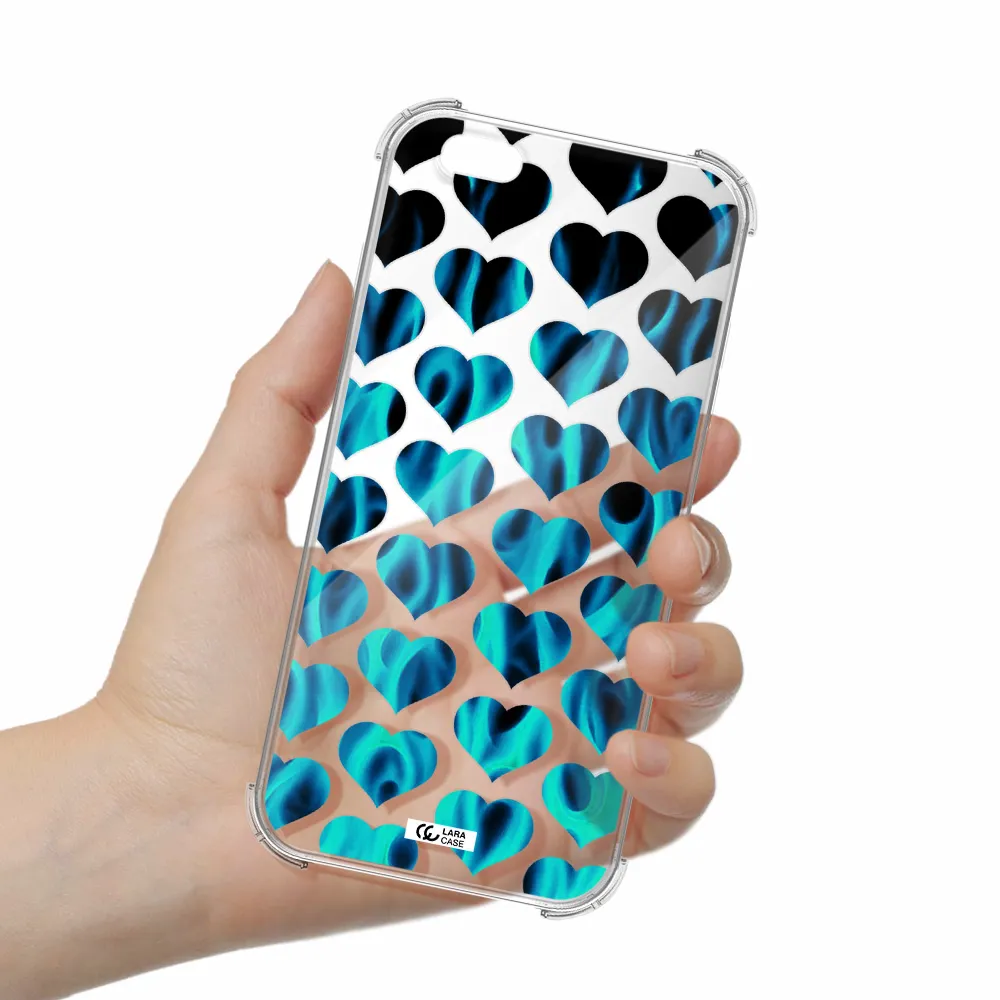 Heart Flame Apple iPhone 6S Clear PC Case