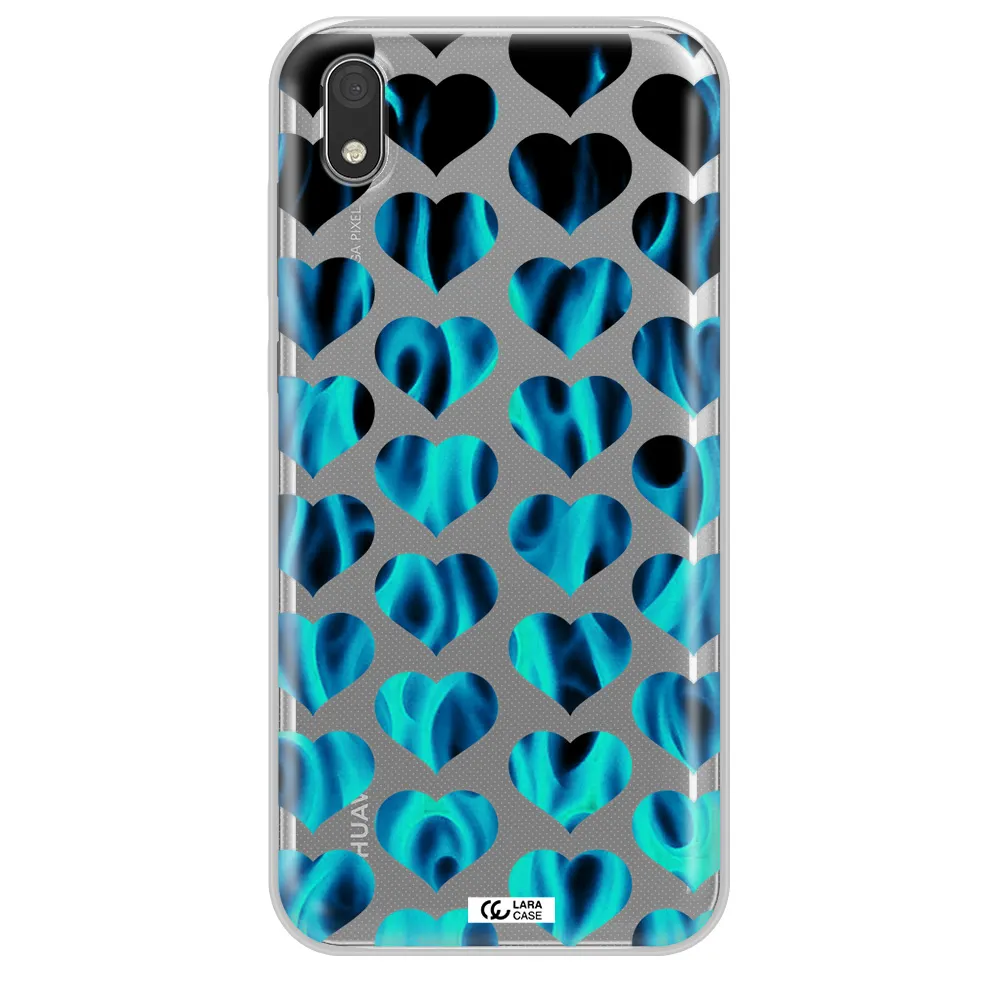 Heart Flame Huawei Honor 8S Clear TPU Case