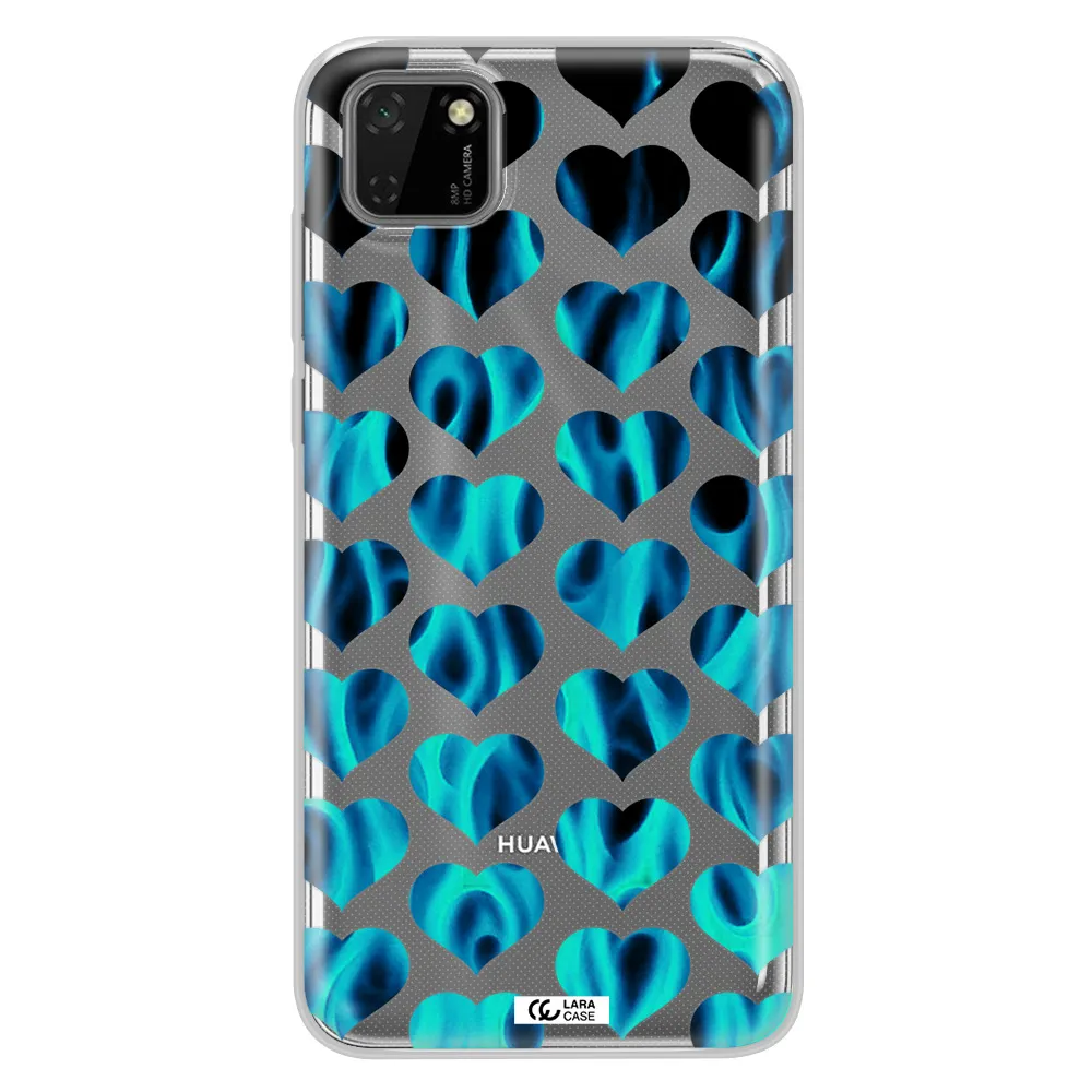 Heart Flame Huawei Honor 9S Clear TPU Case
