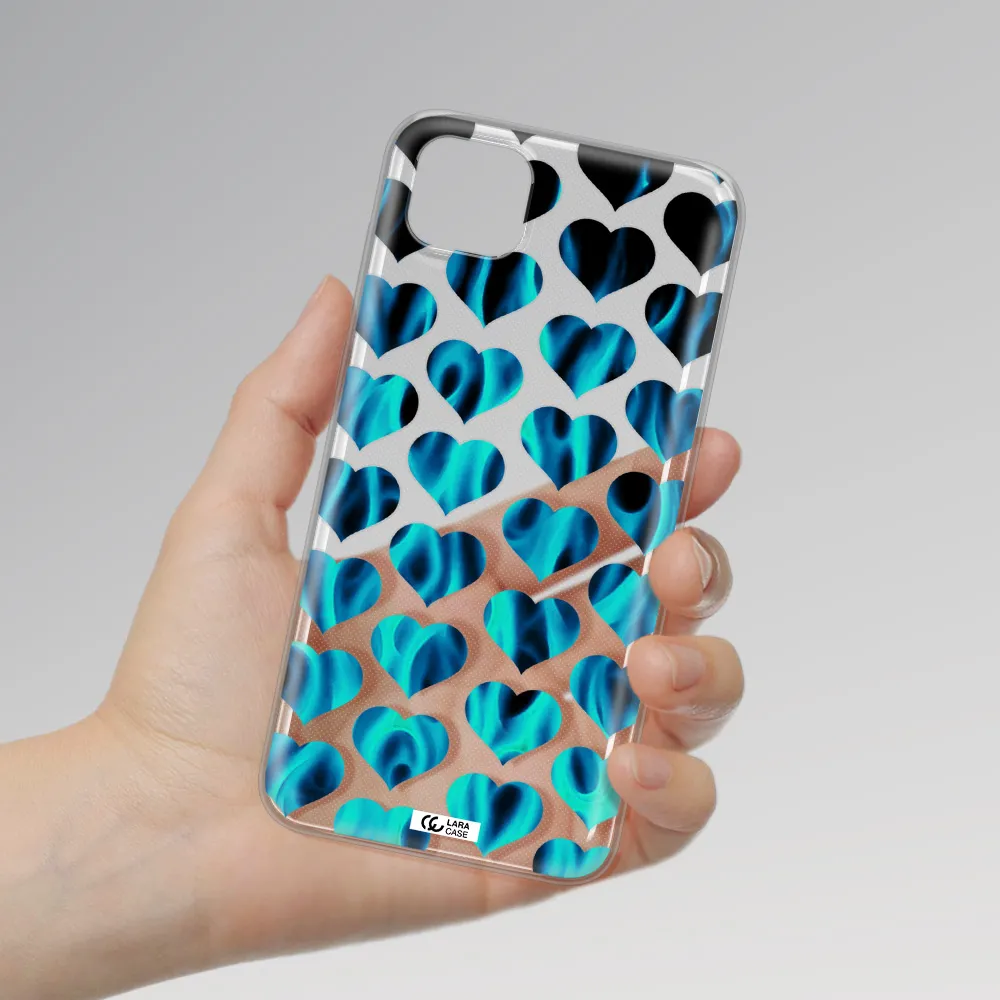 Heart Flame Huawei Honor 9S Clear TPU Case