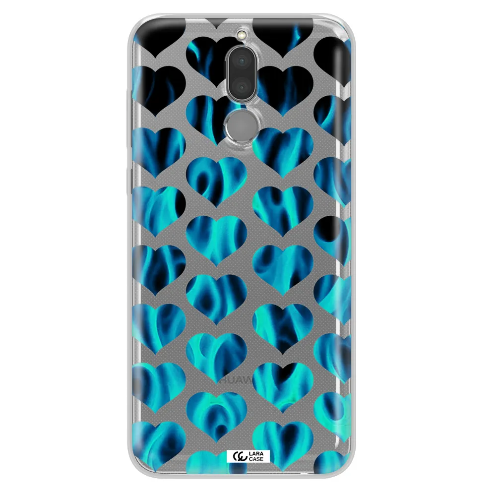 Heart Flame Huawei Mate 10 Lite Clear TPU Case
