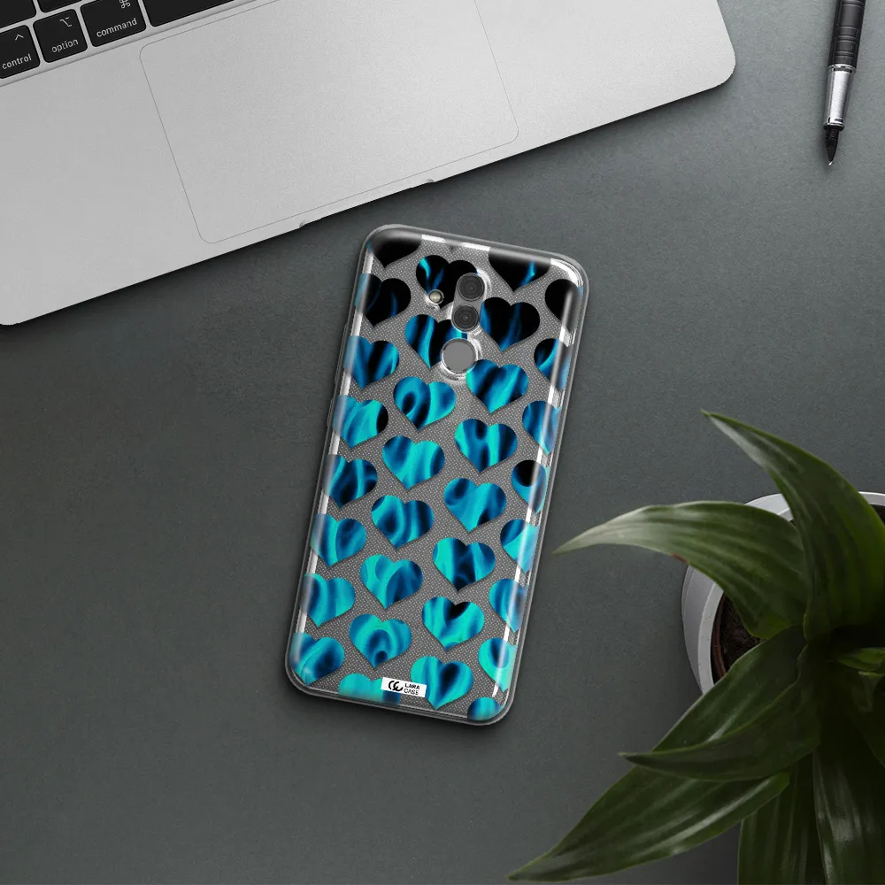 Heart Flame Huawei Mate 20 Lite Clear TPU Case
