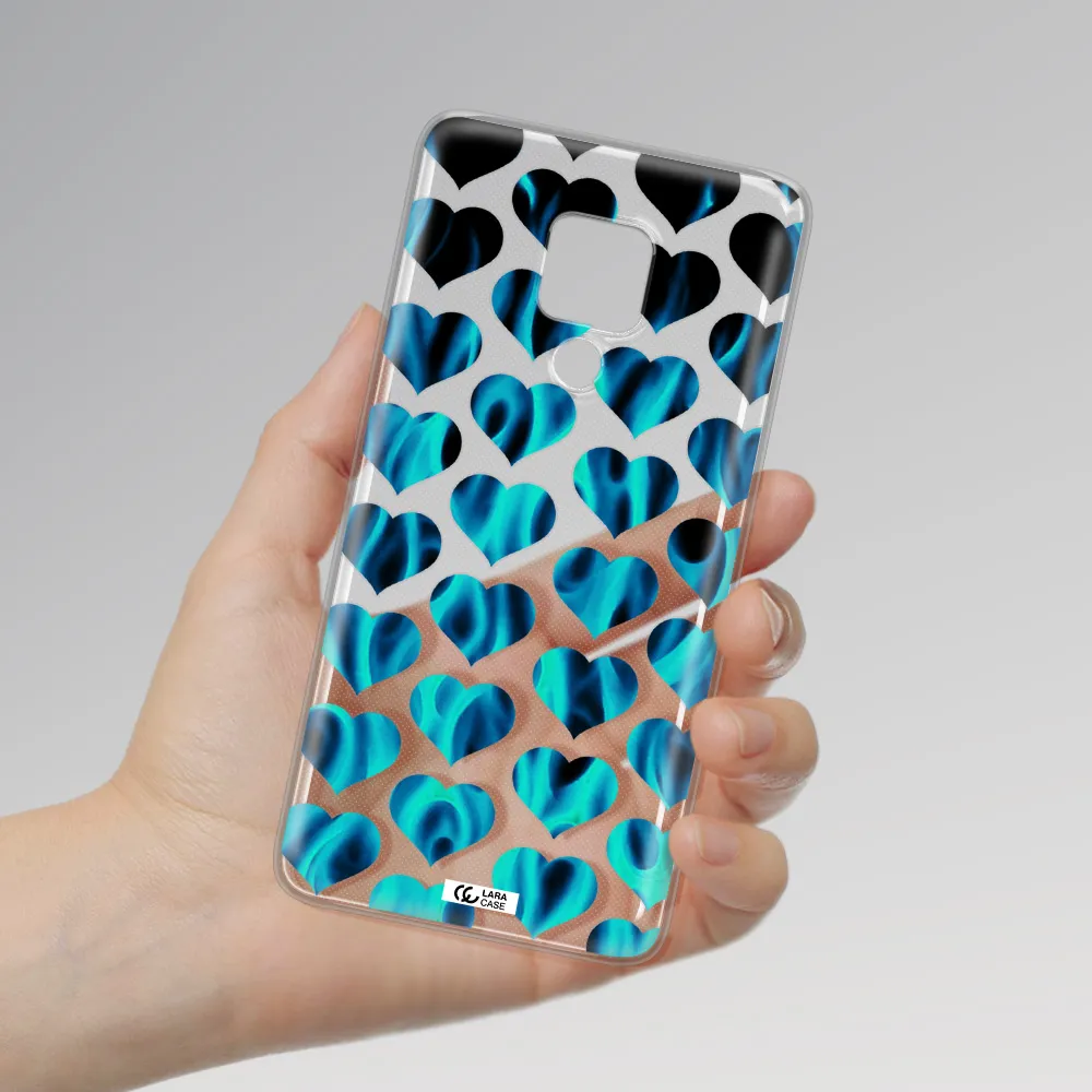 Heart Flame Huawei Mate 20X Clear TPU Case