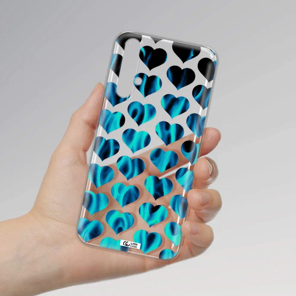 Heart Flame Huawei Nova 5t Clear TPU Case