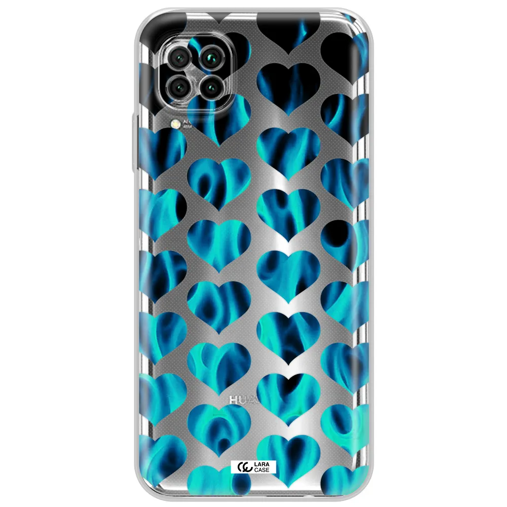 Heart Flame Huawei Nova 7I Clear Tpu Case