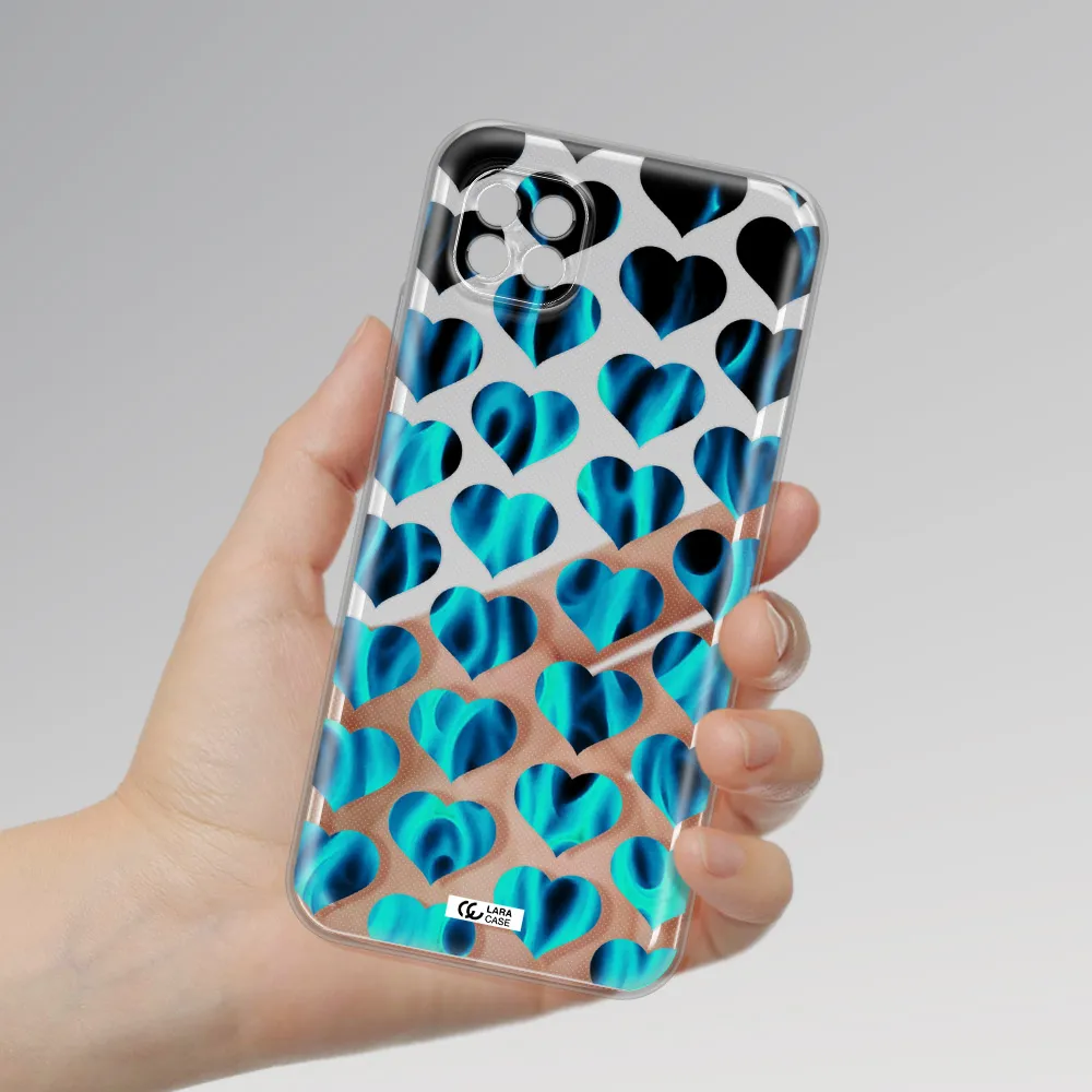 Heart Flame Huawei Nova 7I Clear Tpu Case