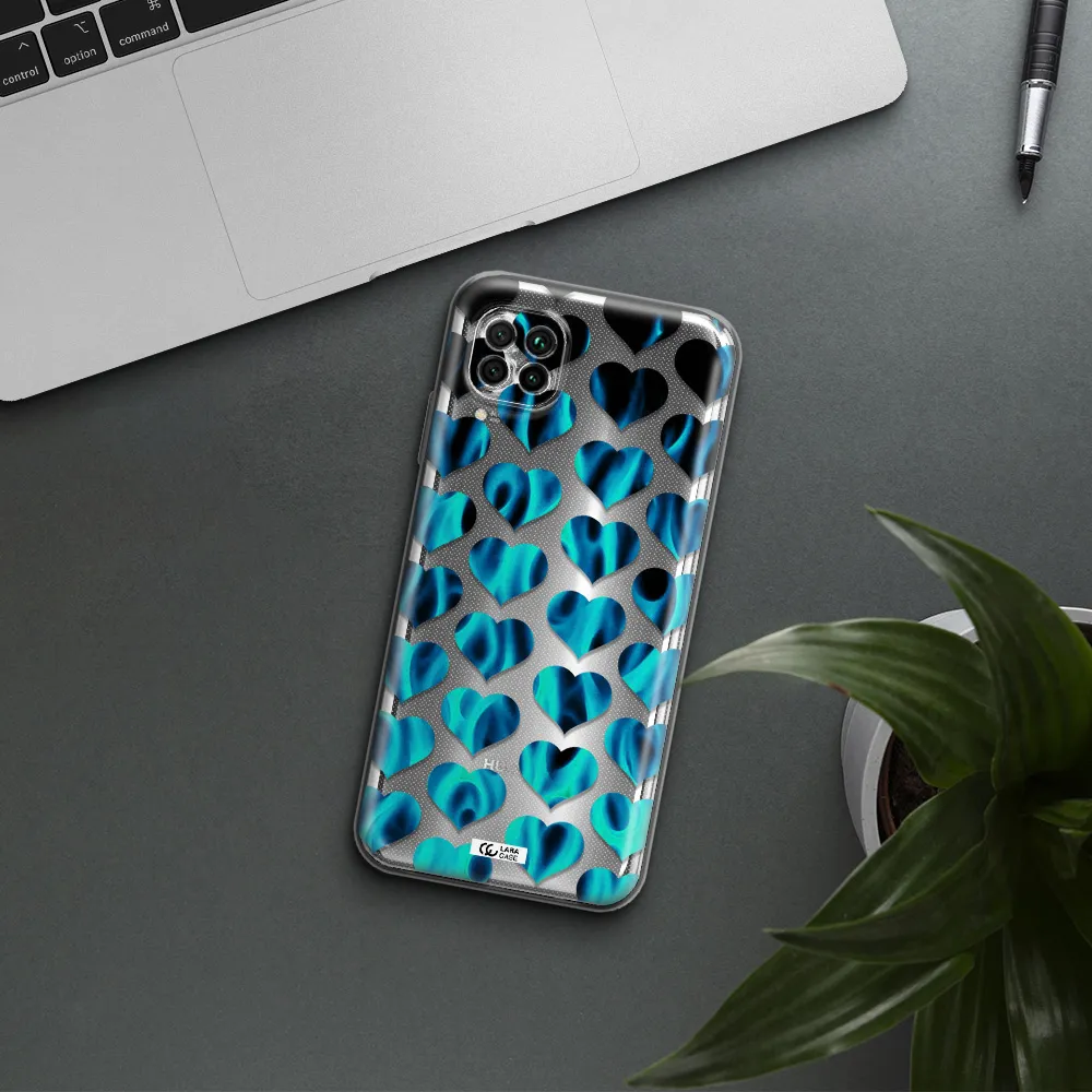 Heart Flame Huawei Nova 7I Clear Tpu Case
