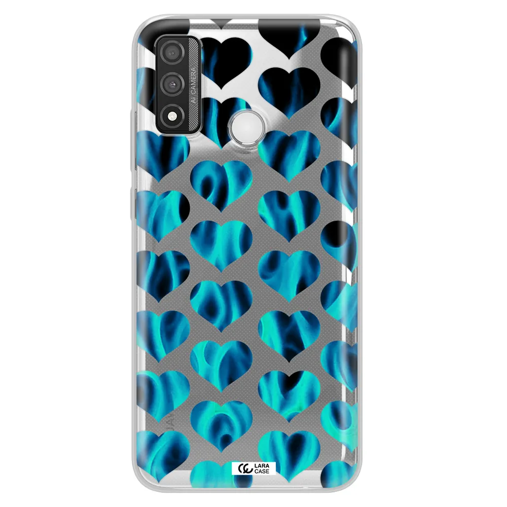 Heart Flame Huawei P Smart 2020 Clear TPU Case