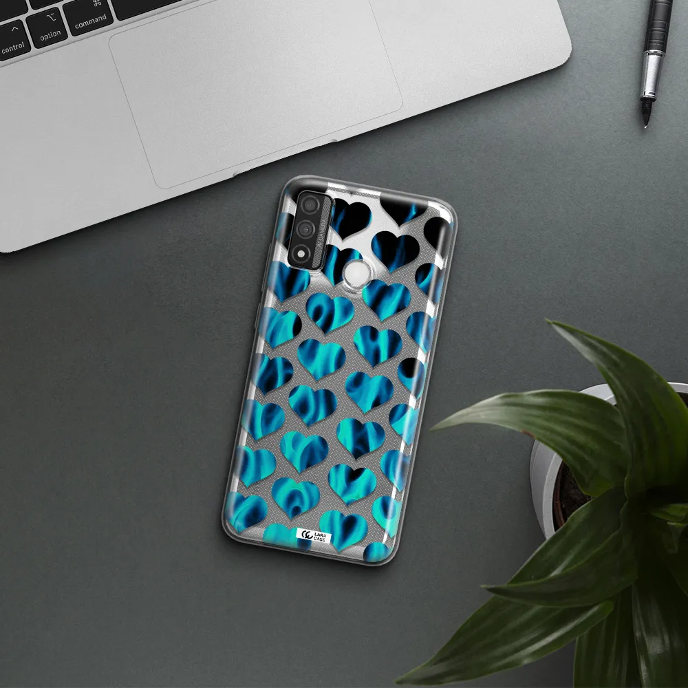 Heart Flame Huawei P Smart 2020 Clear TPU Case